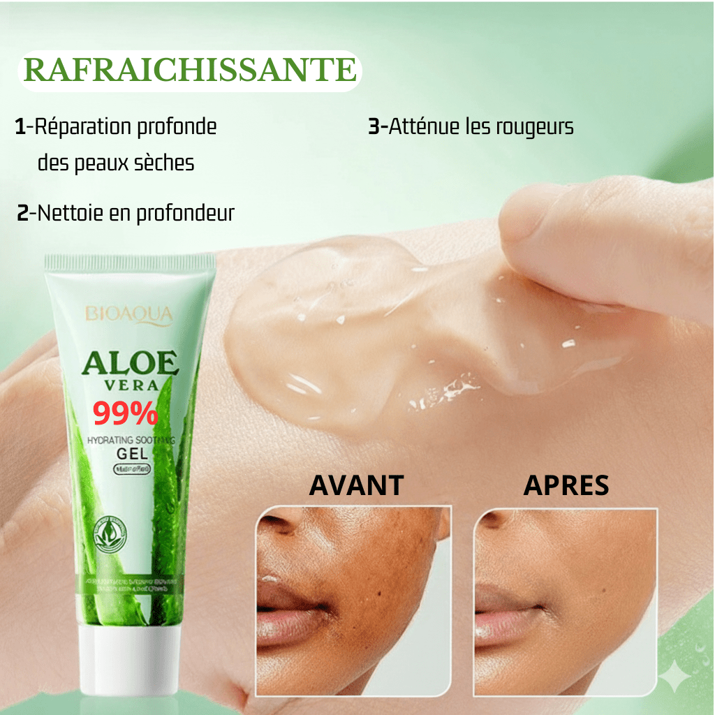 Crème Hydratante Aloé Vera - Hydratation Intense Visage | Dermalumi - Dermalumi