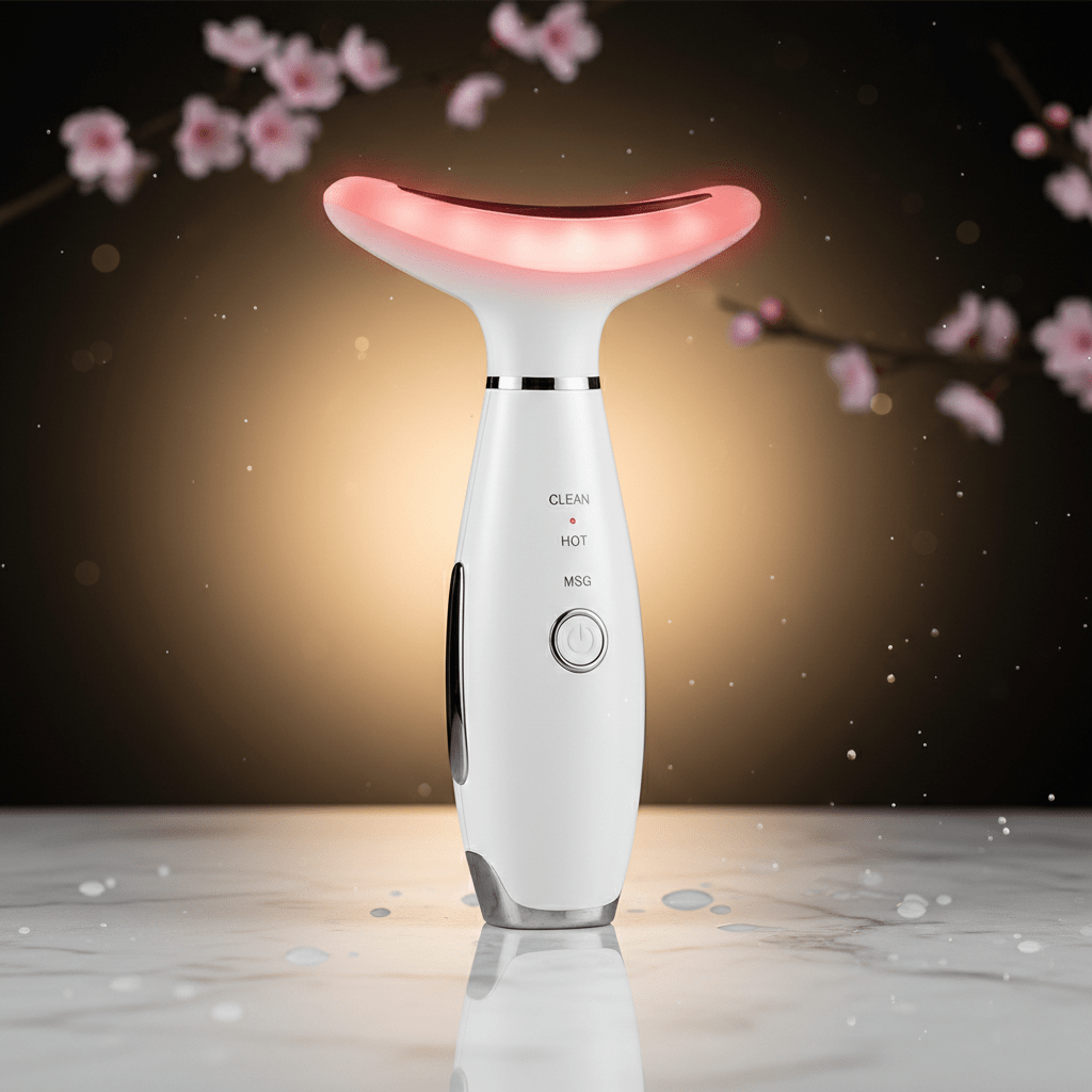 Masseur Anti - Rides Visage et Cou - Soin Anti - Âge | Dermalumi - Dermalumi