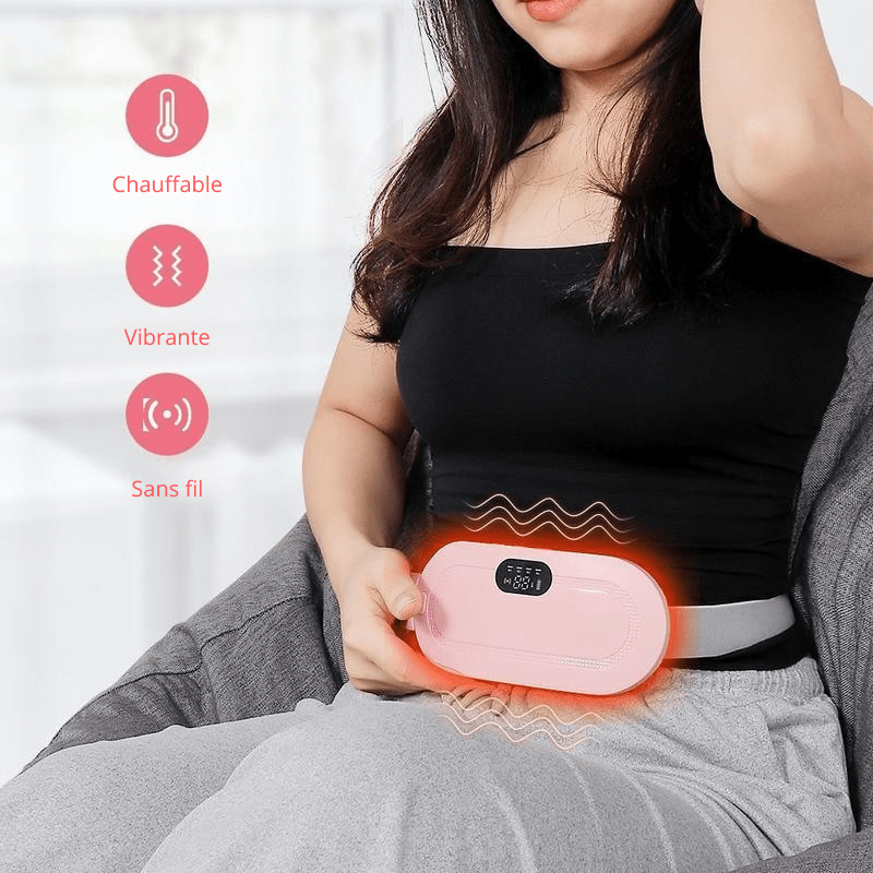 Ceinture Menstruelle Chauffante - Soulagement Douleurs Règles | Dermalumi - Dermalumi